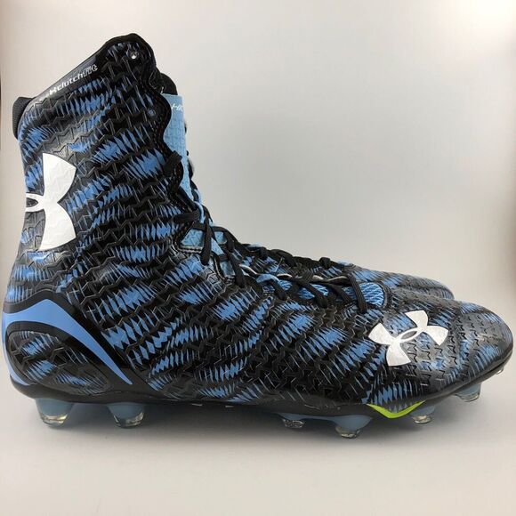 Under Armour Highlight ClutchFit MC Football Cleats Men Size 16 Light Blue - Picture 2 of 8